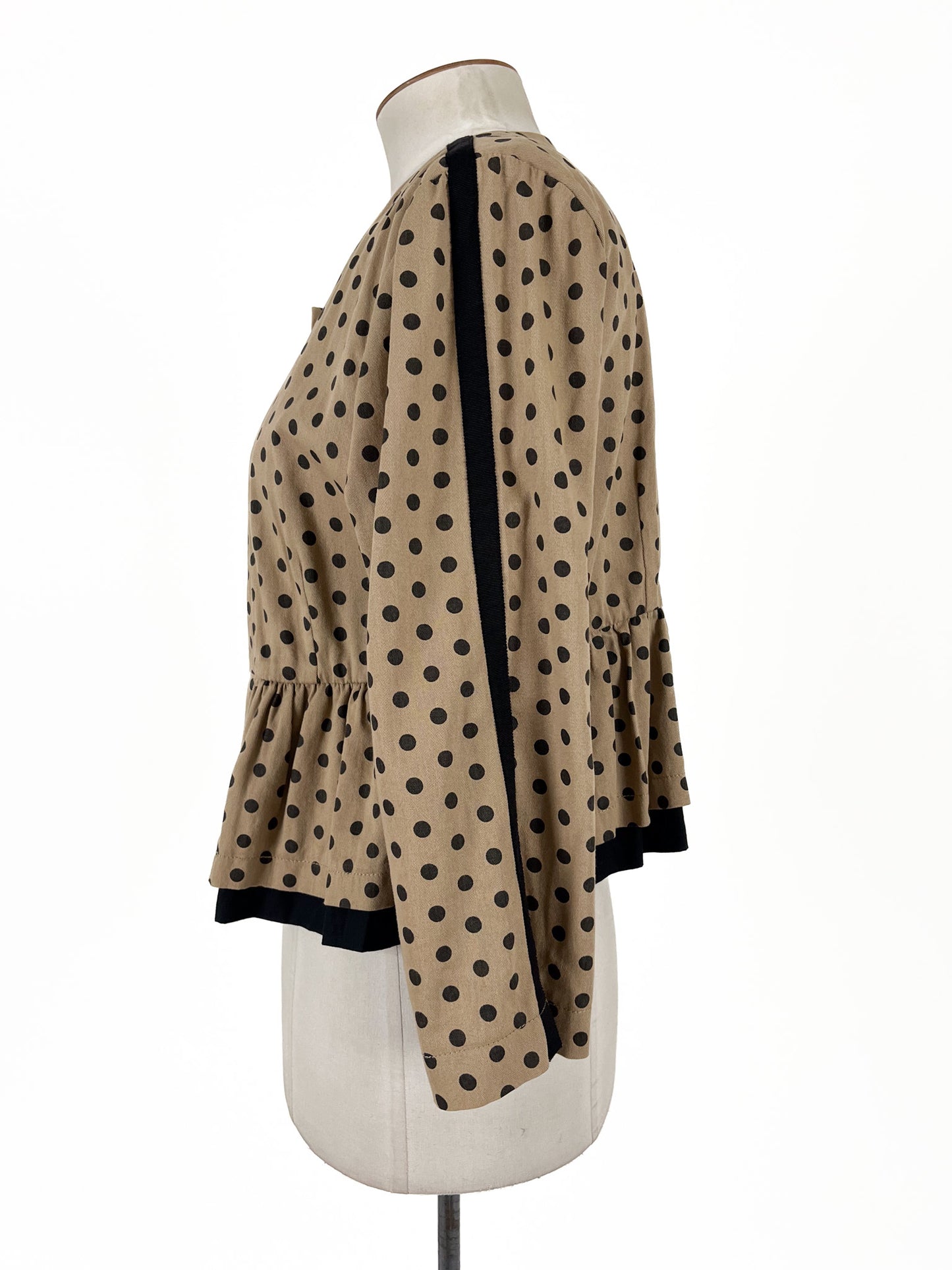 Bleu Blanc Rouge | Beige Workwear Jacket | Size 14