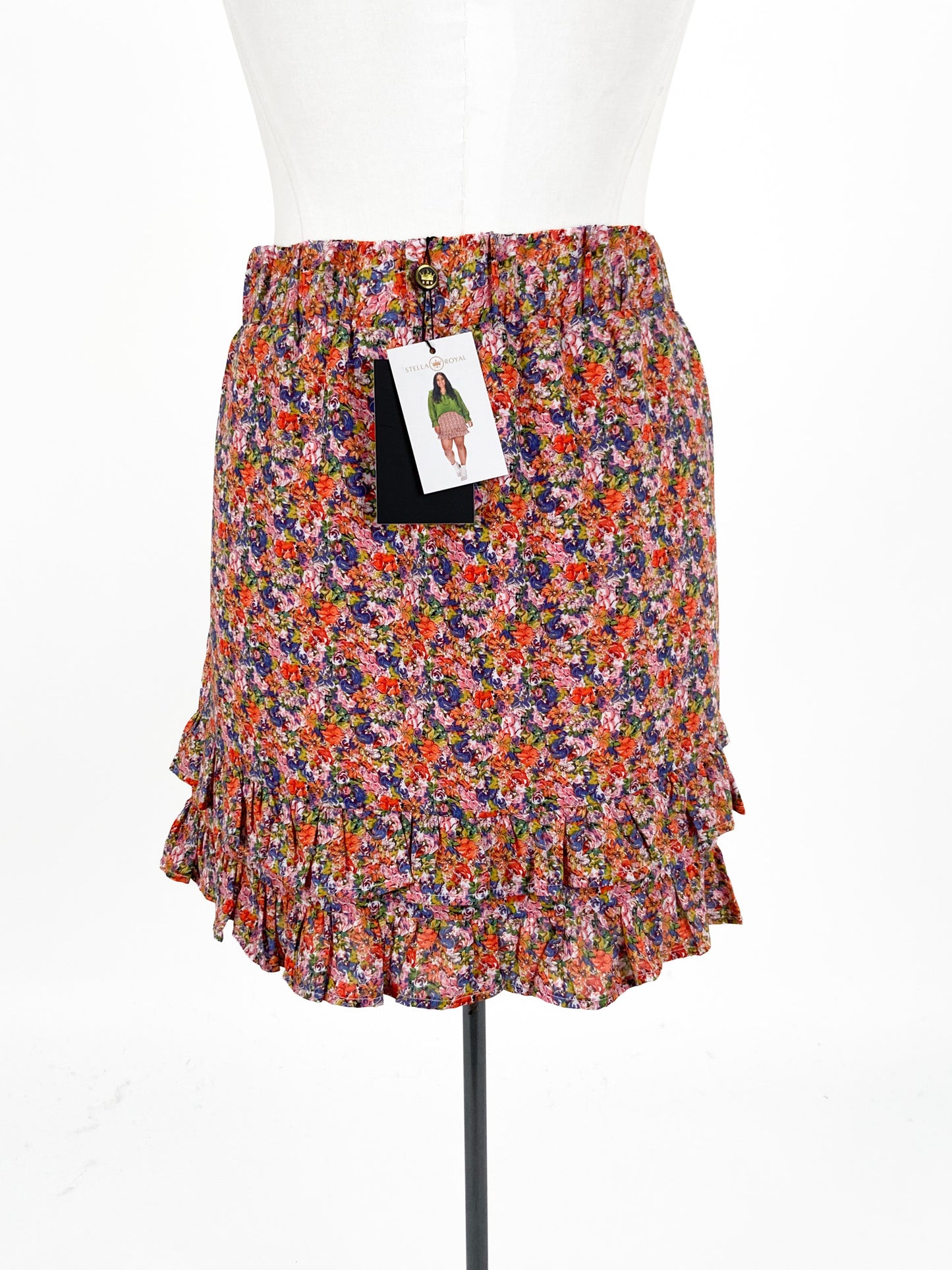 Stella Royal - Multicoloured Mini Skirt (Size 20)
