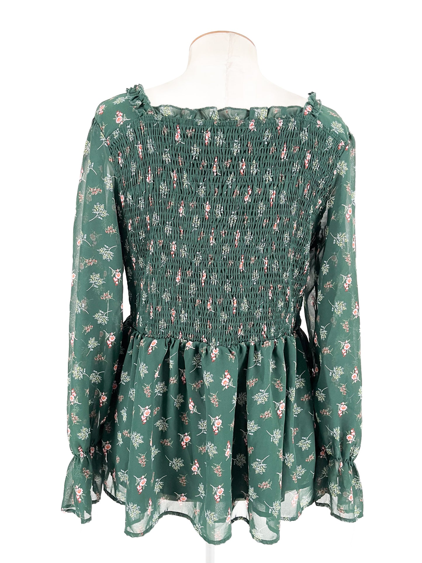 Coco & Belle | Green Casual Top | Size L