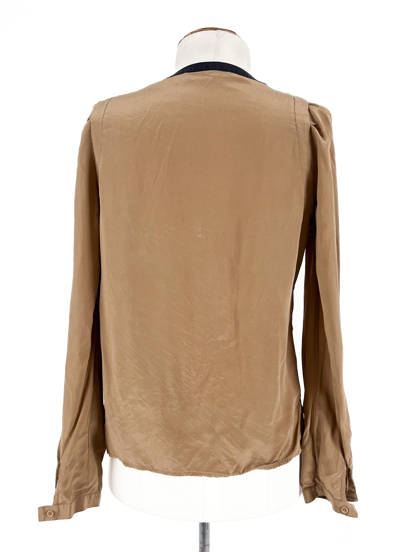 Country Road | Brown Workwear Top | Size XS