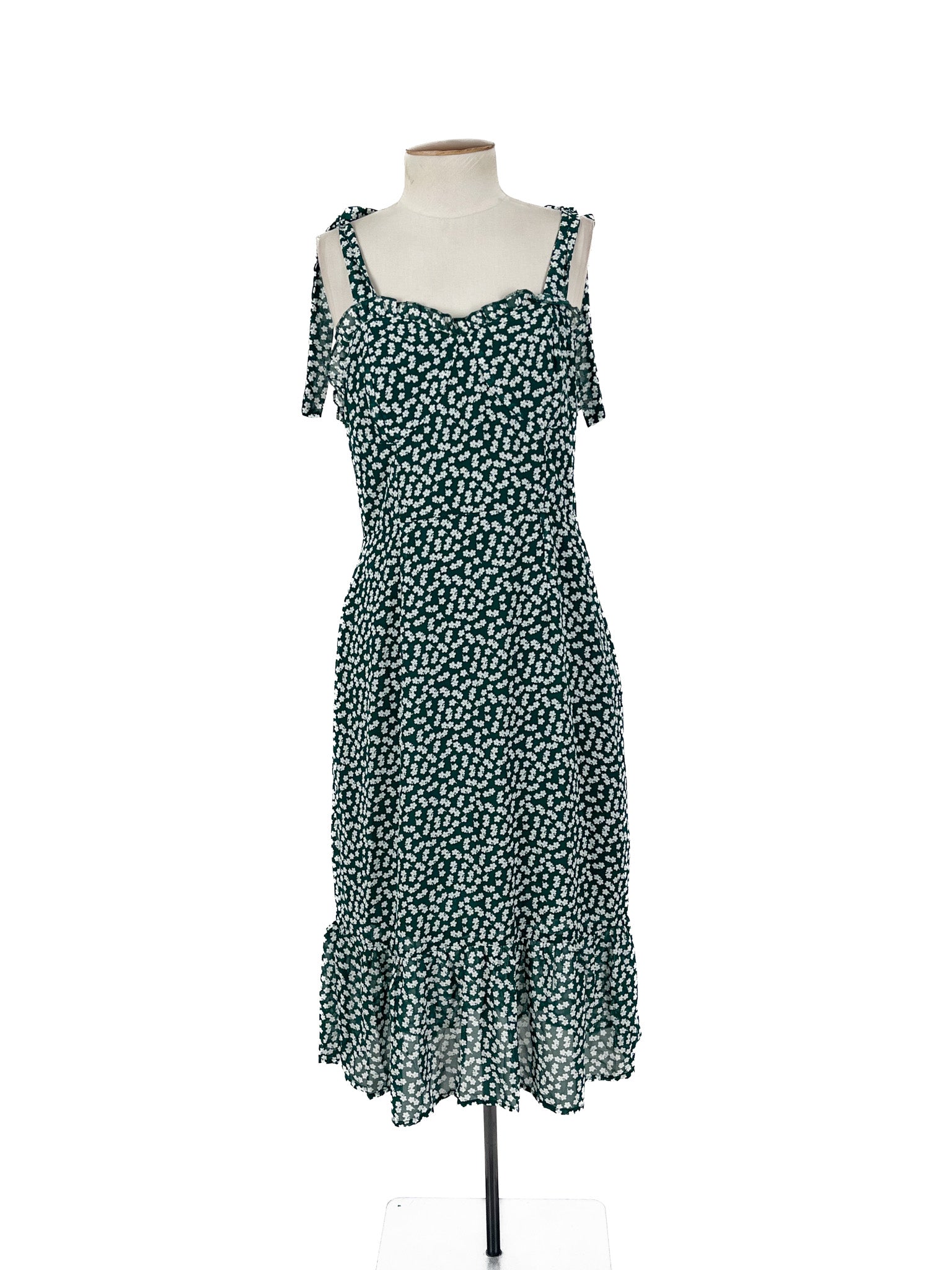 NLW - Green Midi Dress (Size S)