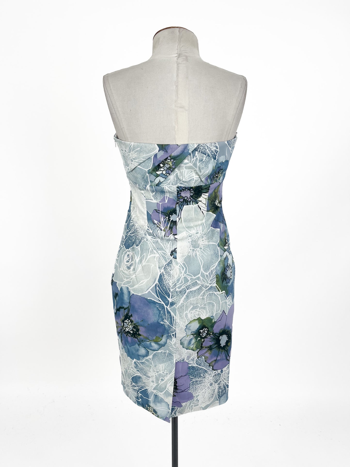 Karen Millen - Blue Midi Dress (Size 10)