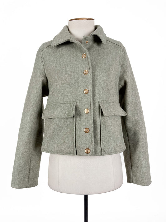 Zara - Green Jacket (Size XS)