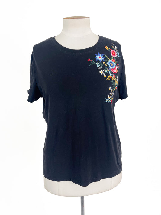Izabel London | Black Casual Top | Size 14