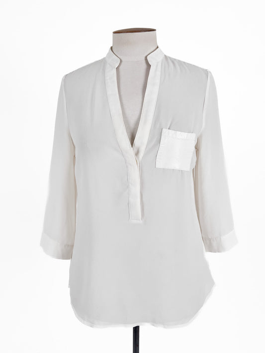 Atmos & Here | White Casual/Workwear Top | Size 12