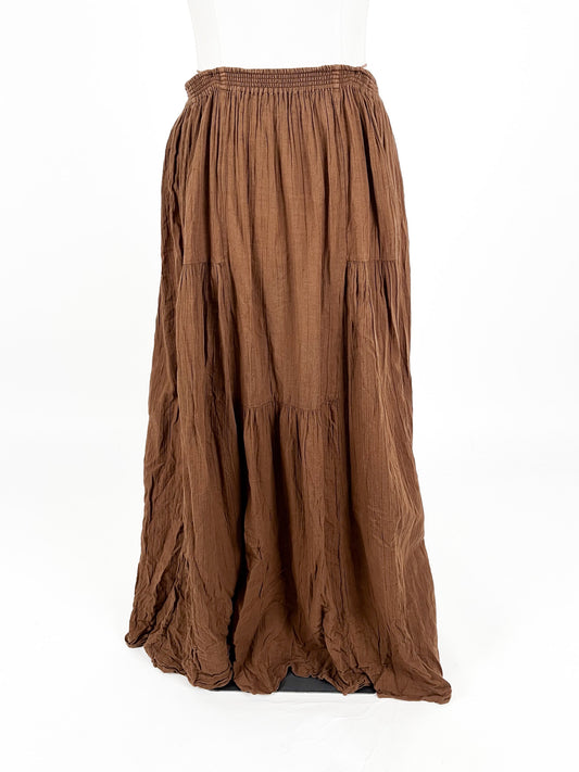 Poppy & Co - Brown Maxi Skirt (Size 14)