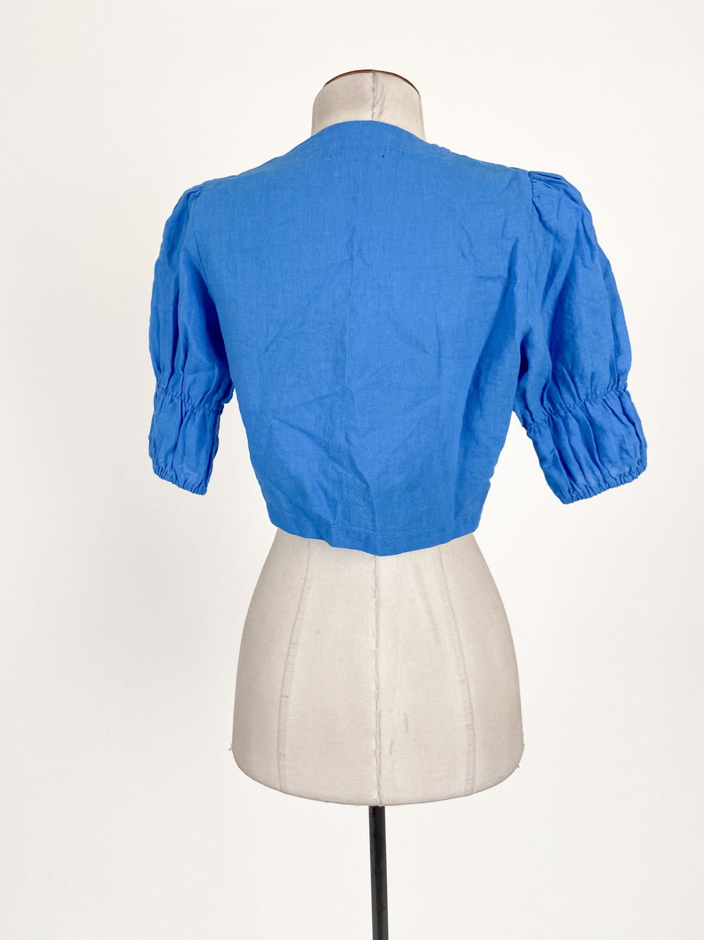 Nunui | Blue Casual/Cocktail Top | Size 8