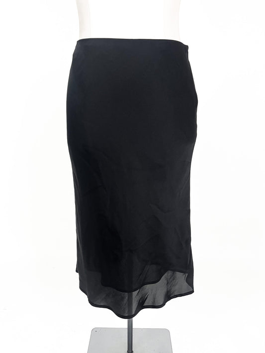 Glassons - Black Midi Skirt (Size 12)