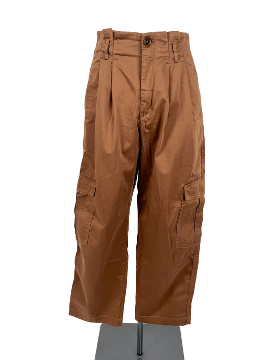 Zara | Brown Cargo Straight fit Pants | Size M