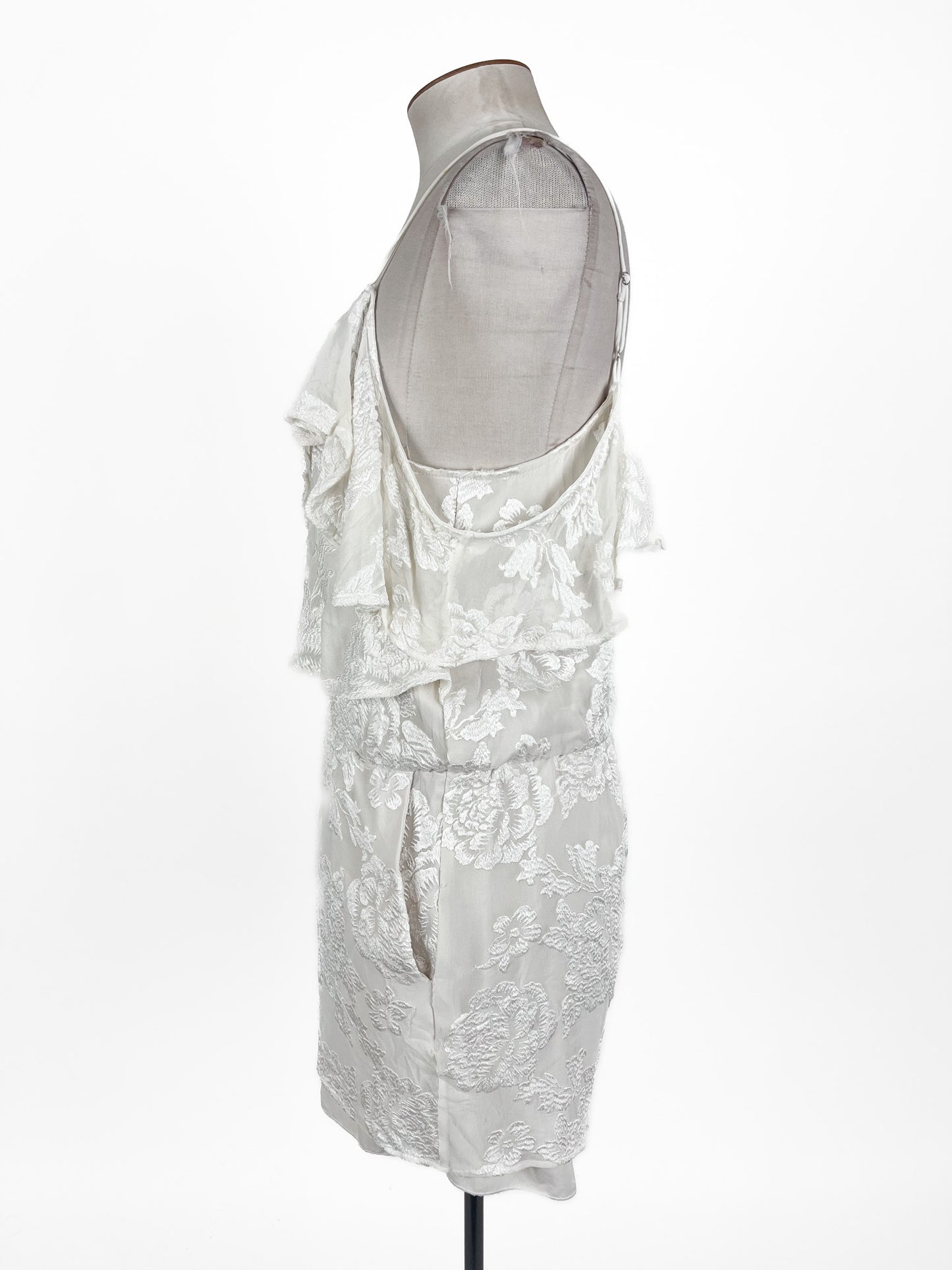 Ruby | White Casual Playsuit | Size 12