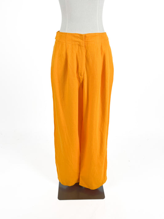 Topshop | Orange Straight fit Pants | Size 8