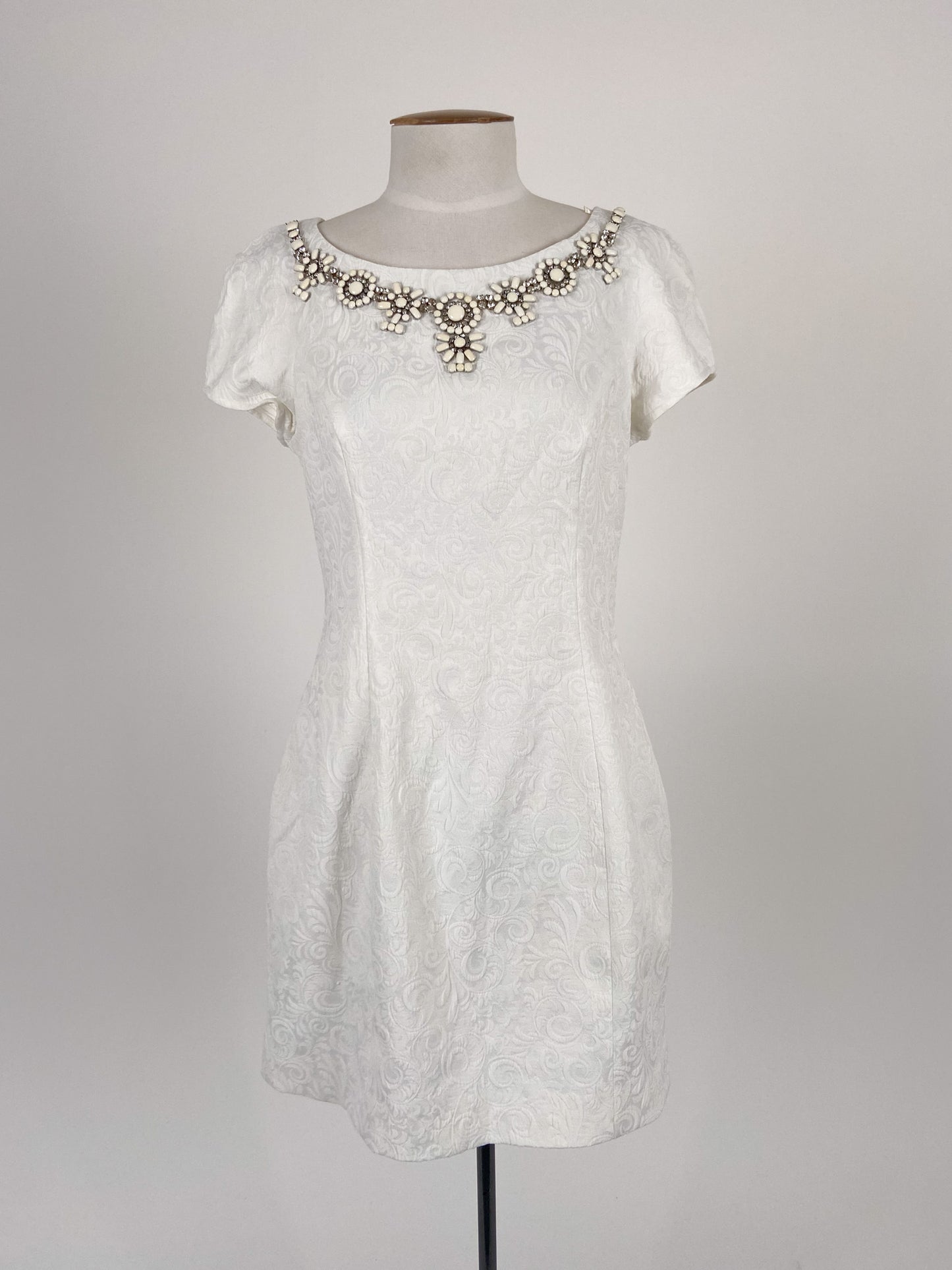 Forever New | White Cocktail/Formal Dress | Size 10