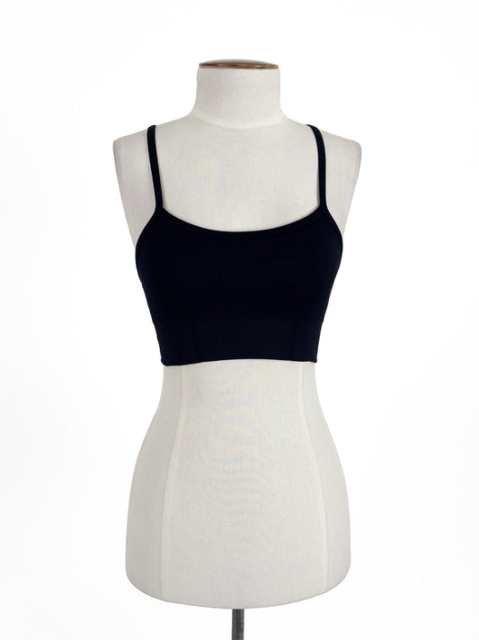 Aim'n | Black Activewear Top | Size XS