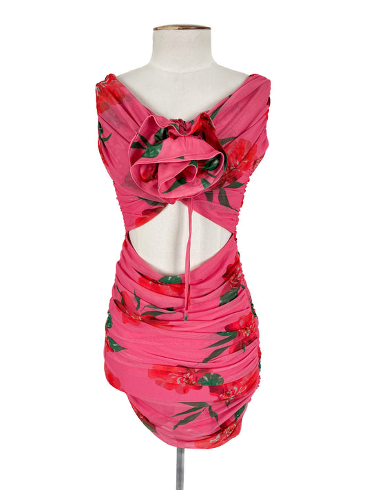 Night Zoom | Pink Cocktail Dress | Size S