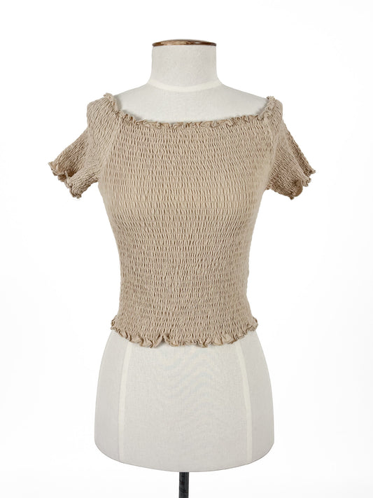 H&M | Beige Casual Top | Size M