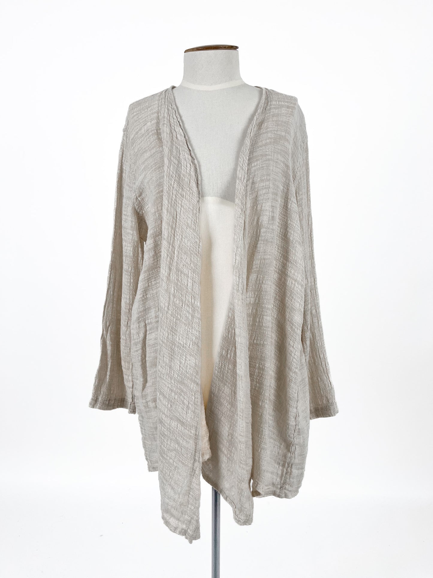FLAX | Beige Casual Cardigan | Size S