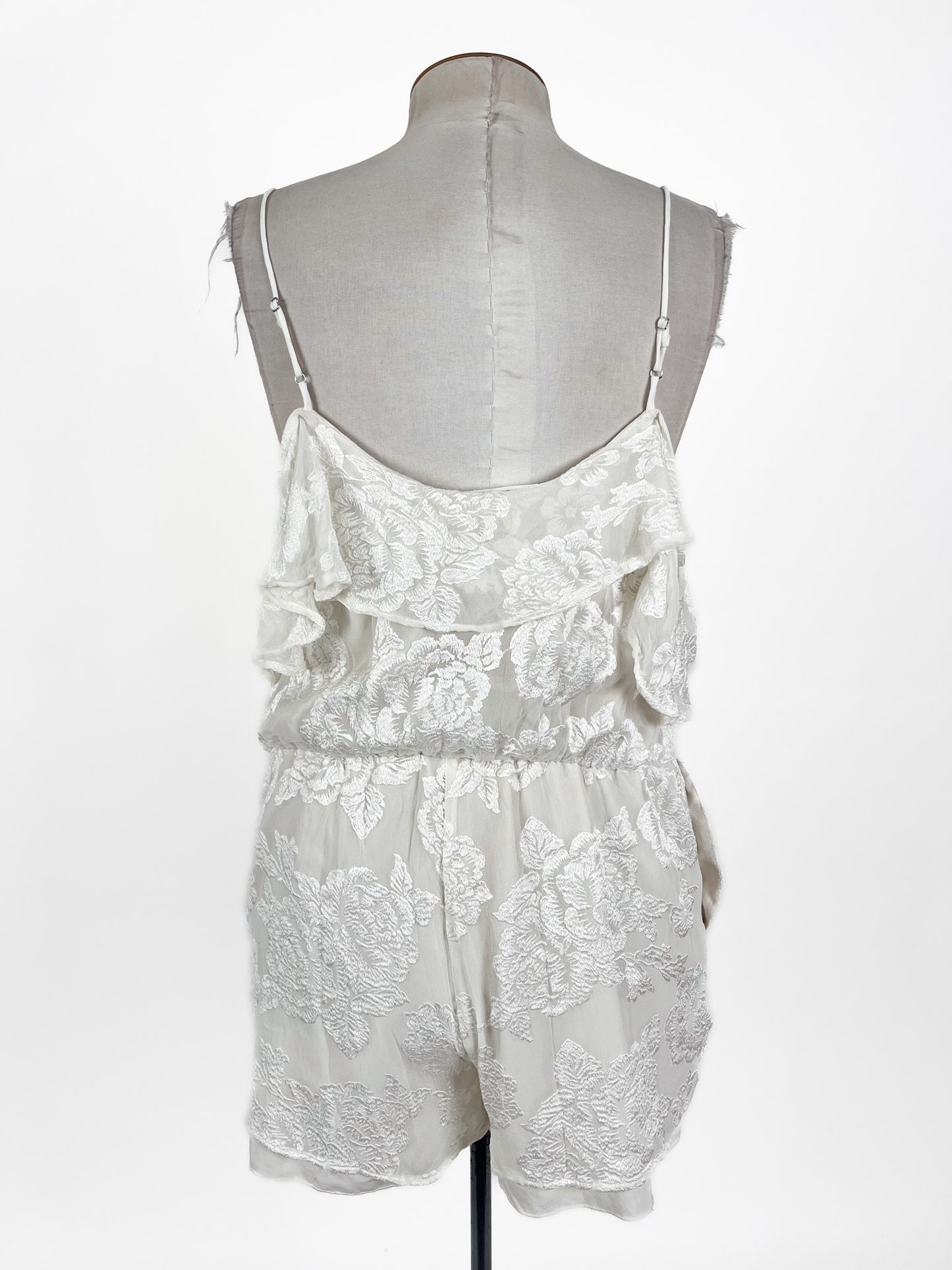 Ruby | White Casual Playsuit | Size 12