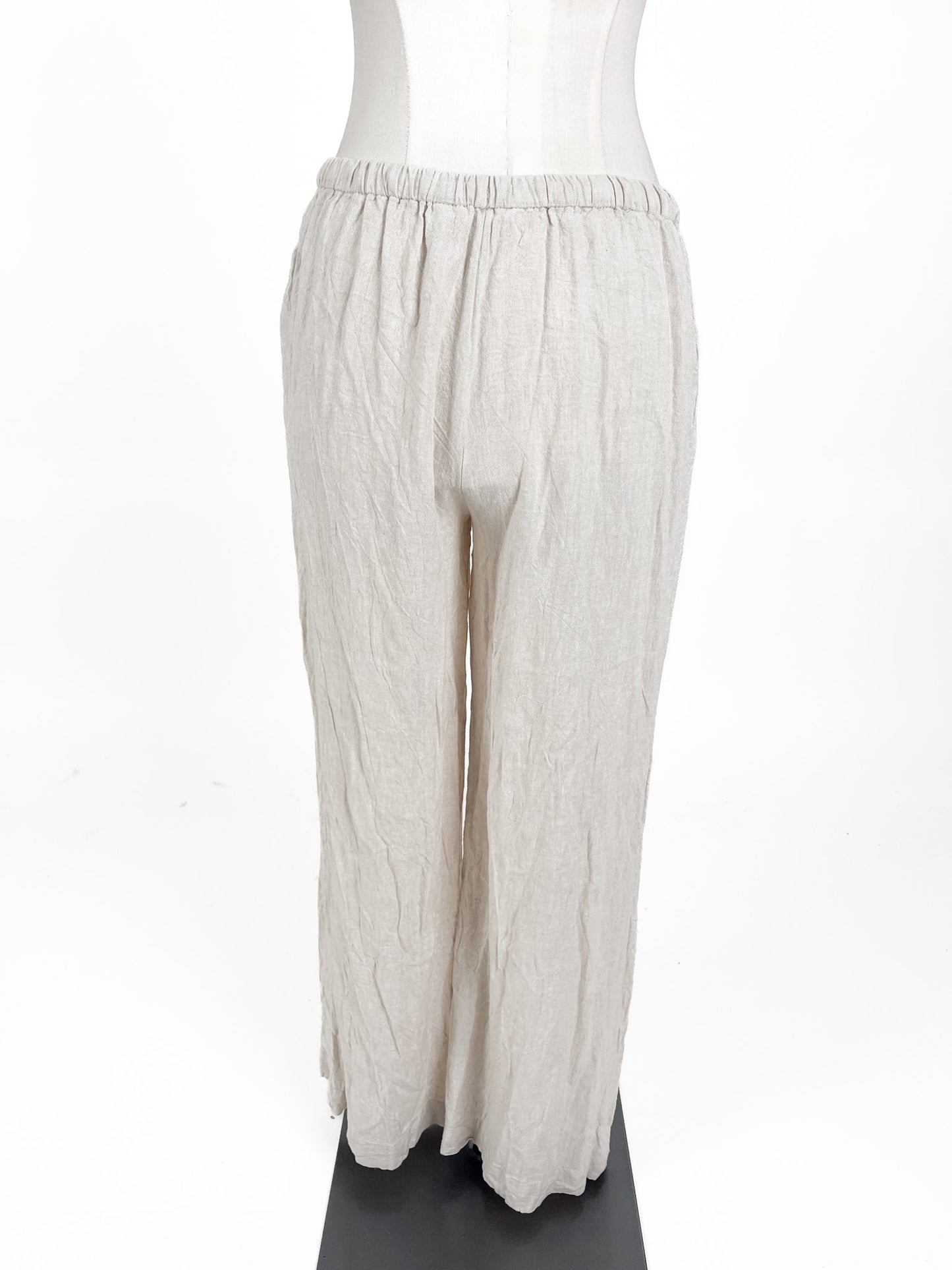 Glassons | Beige Straight fit Wide leg Pants | Size 8