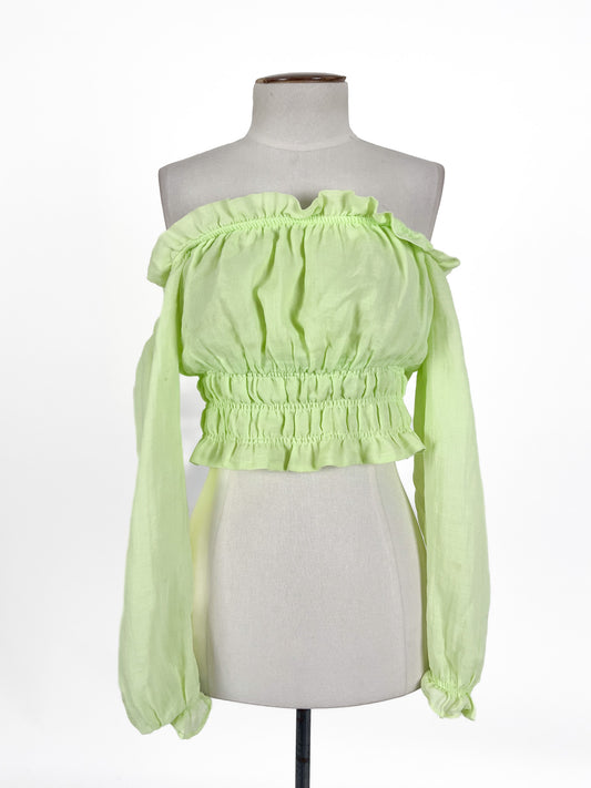 Kookai | Green Casual/Cocktail Top | Size 6