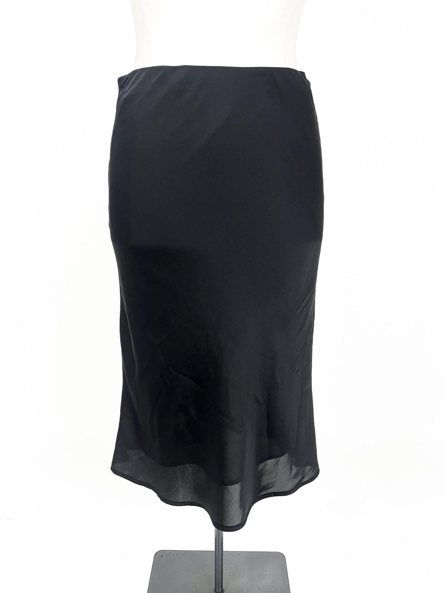 Glassons - Black Midi Skirt (Size 12)