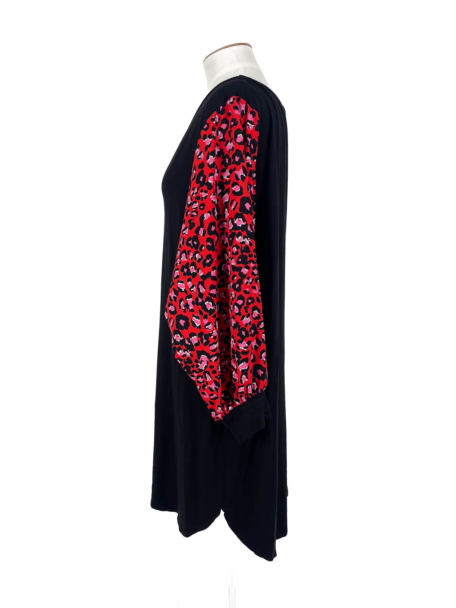 Ruby + Rain - Black & Red Mini Dress (Size 20)