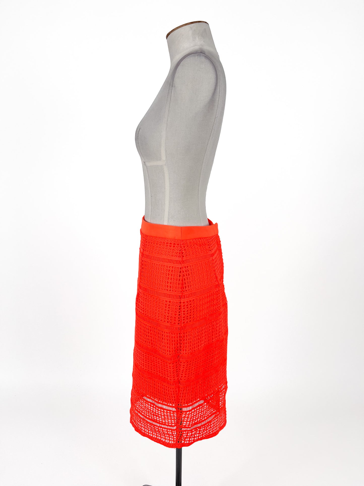 Kookai | Orange Cocktail/Workwear Skirt | Size 10