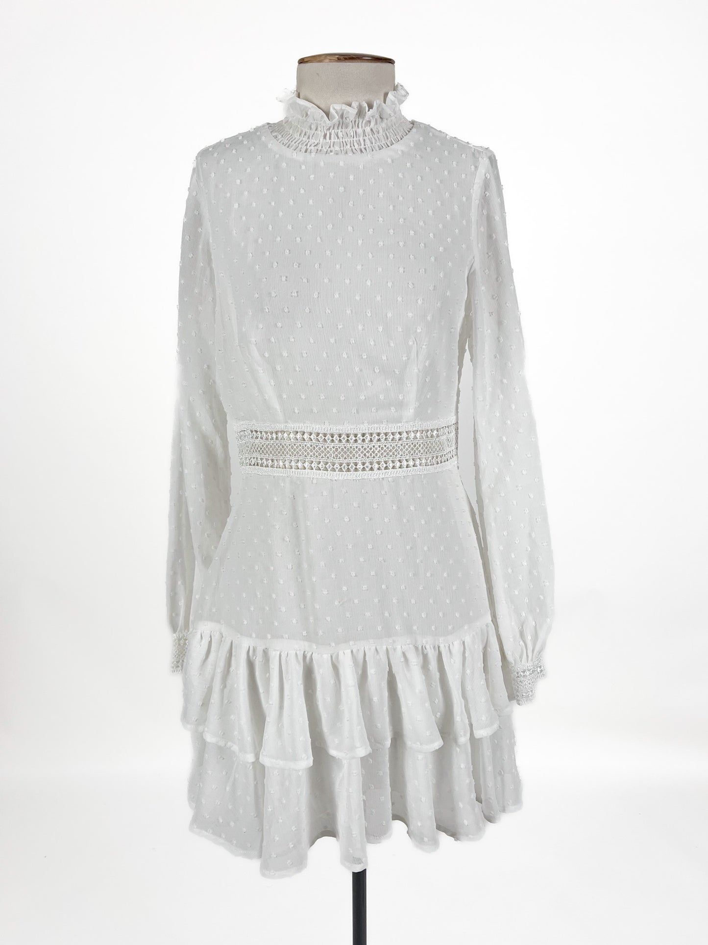 Showpo | White Cocktail Dress | Size 8