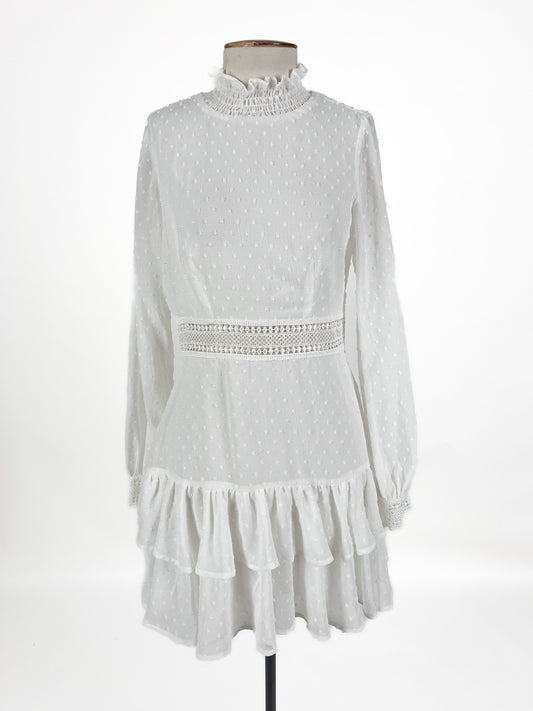 Showpo | White Cocktail Dress | Size 8