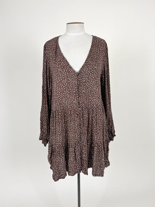 Glassons | Brown Casual Dress | Size 16