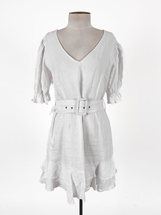Seeking Lola | White Casual Dress | Size 8
