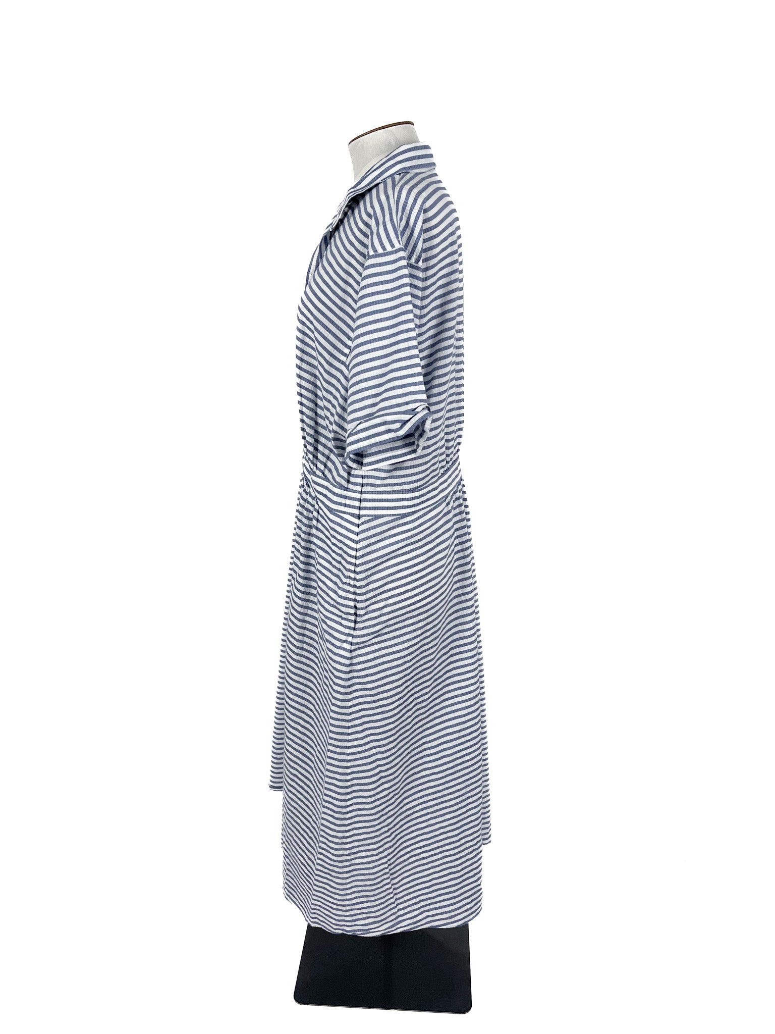 Trenery - Blue & White Maxi Dress (Size 18)