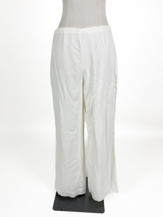Glassons | White Wide leg Pants | Size 8