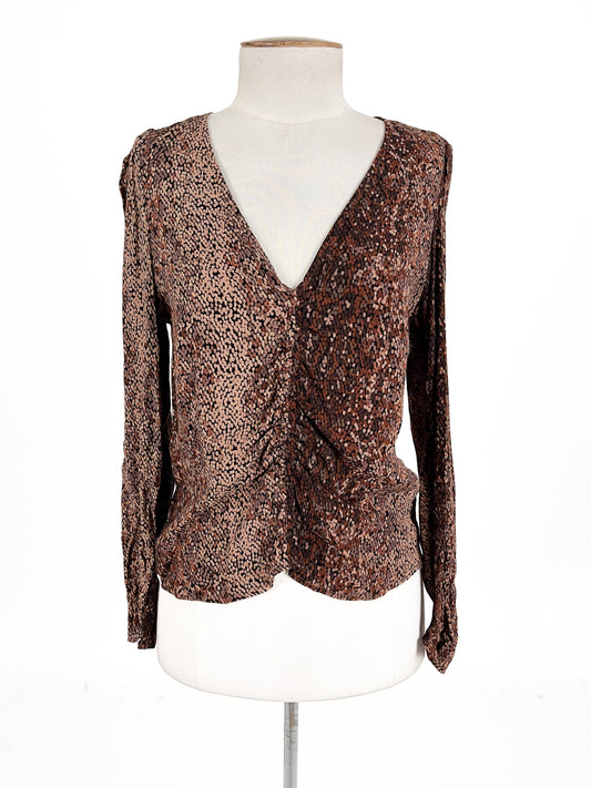 H&M | Brown Casual Top | Size 8