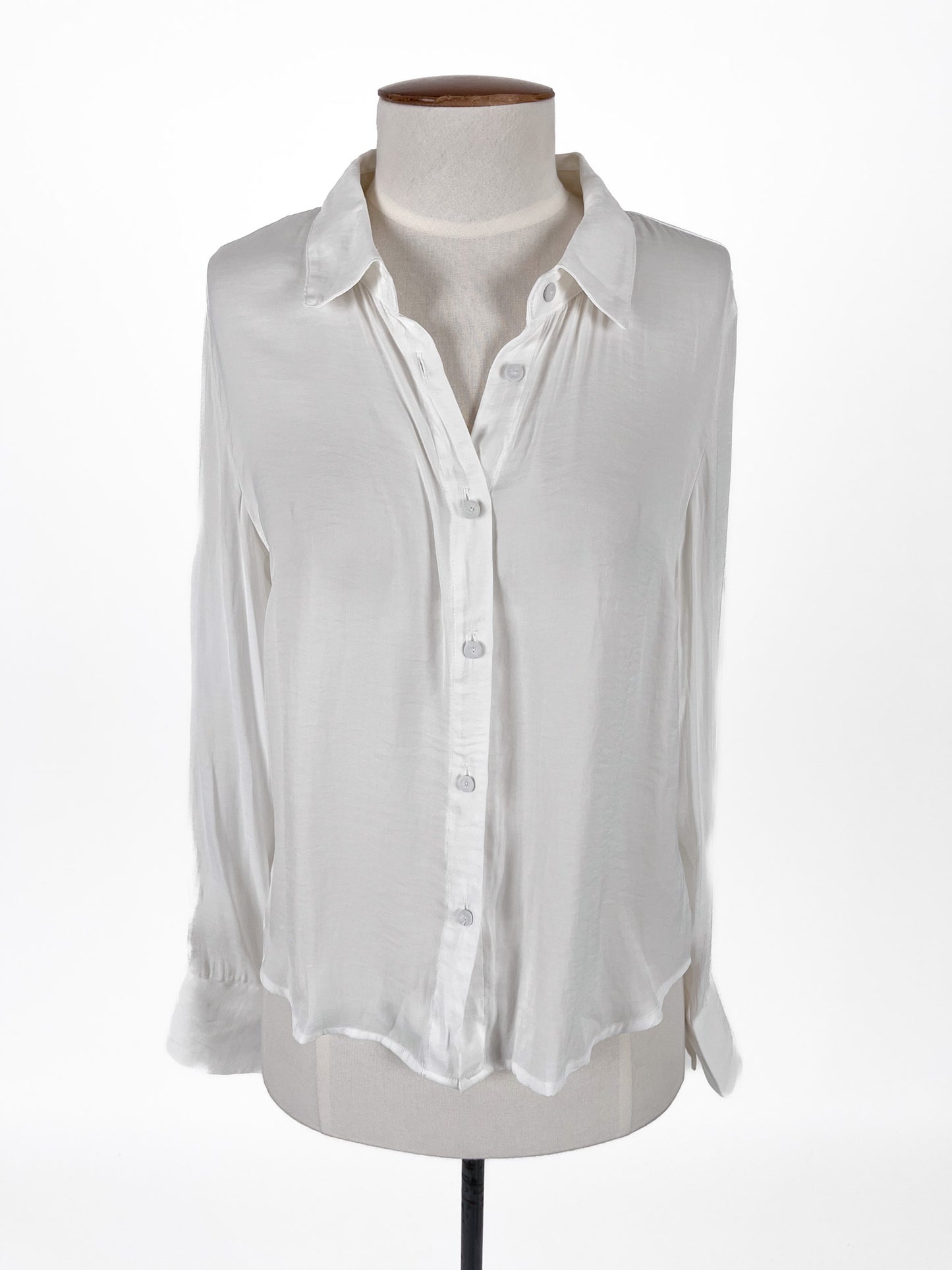 Glassons | White Casual/Workwear Top | Size 8