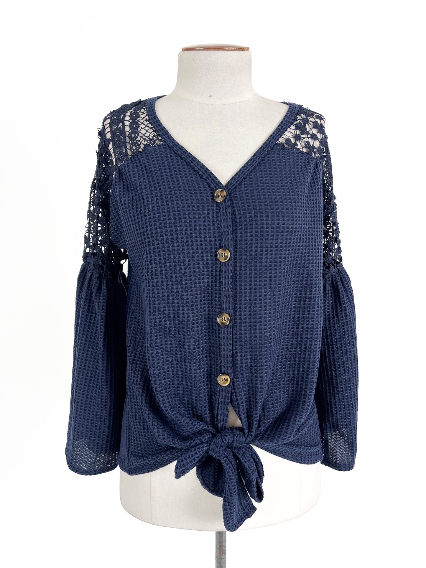 Unknown Brand | Navy Casual Top | Size S