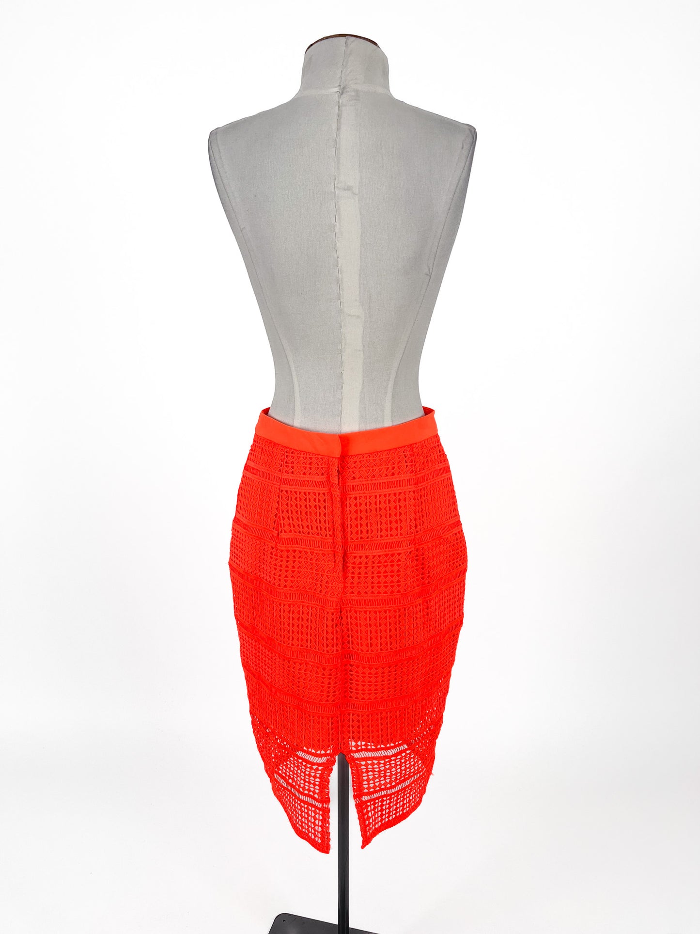 Kookai | Orange Cocktail/Workwear Skirt | Size 10