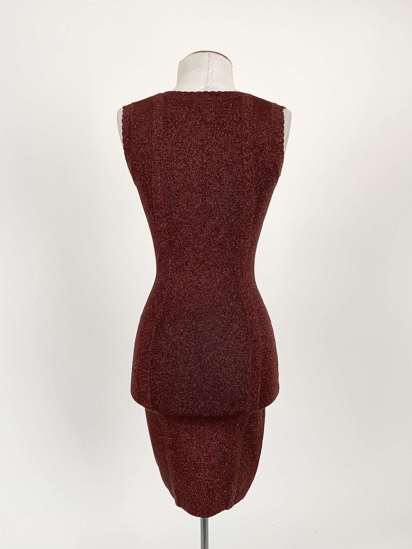 French Connection Red Cocktail Dress Size 6 Again