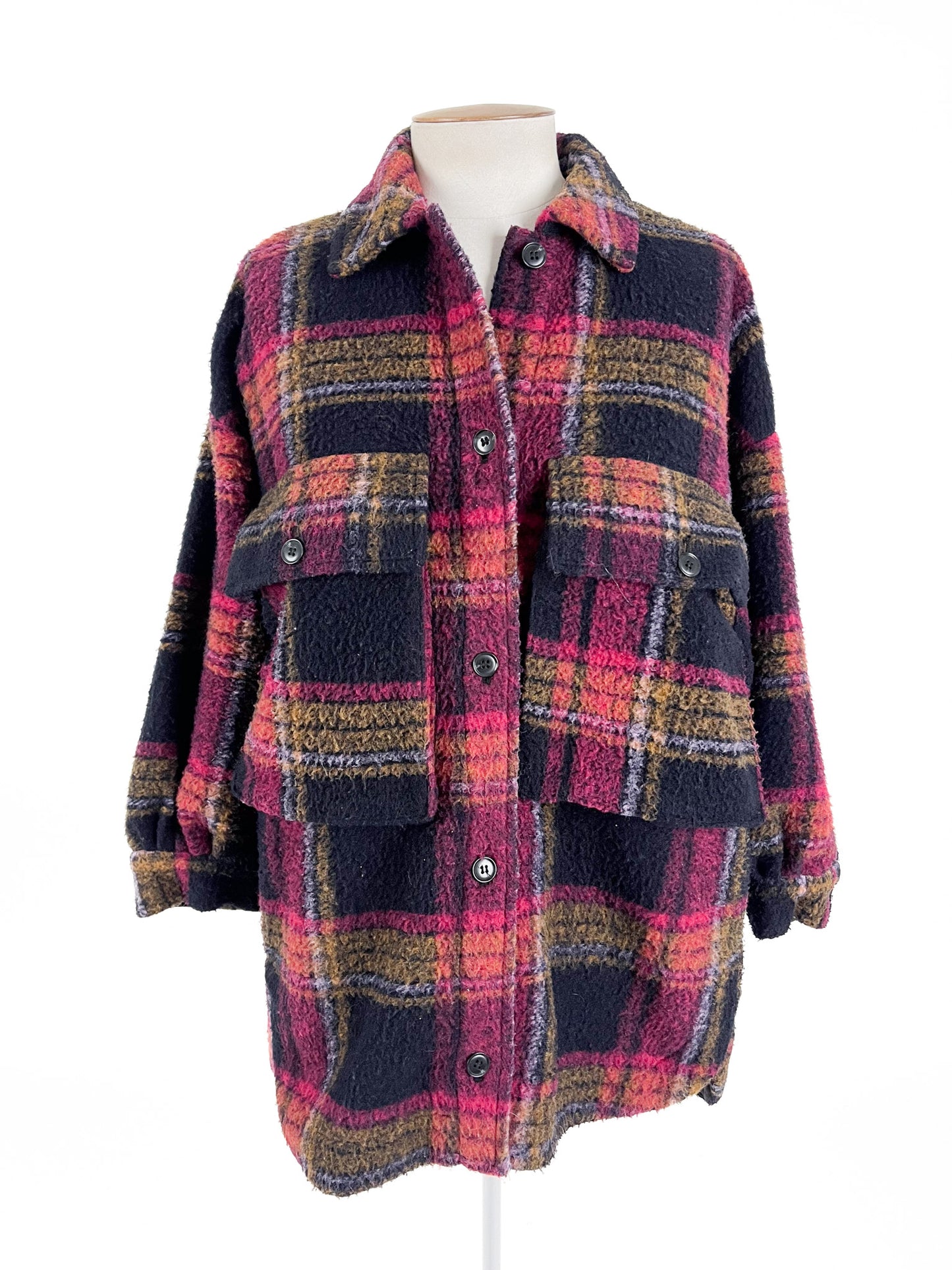 Zara | Multicoloured Casual Jacket | Size XS