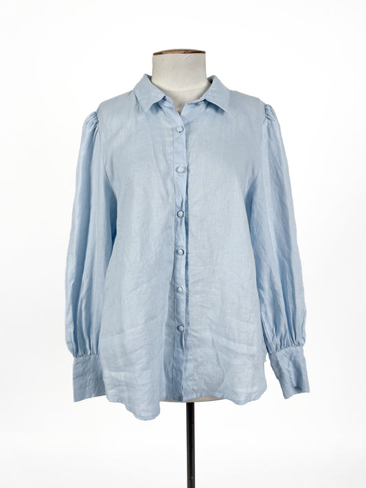 Among the Brave - Blue Blouse (Size 10)