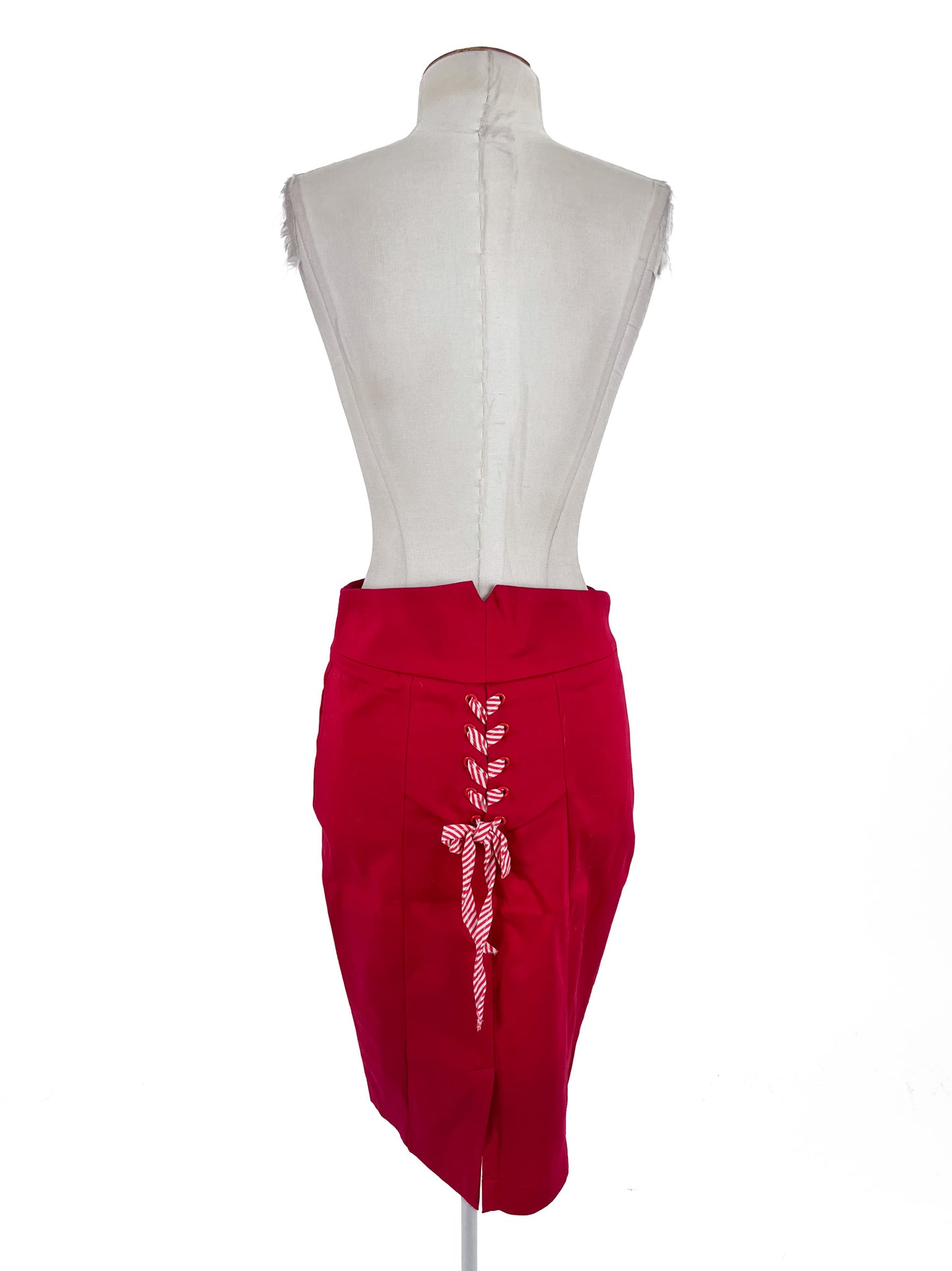 Kitten D'Armour | Red Workwear Skirt | Size 10