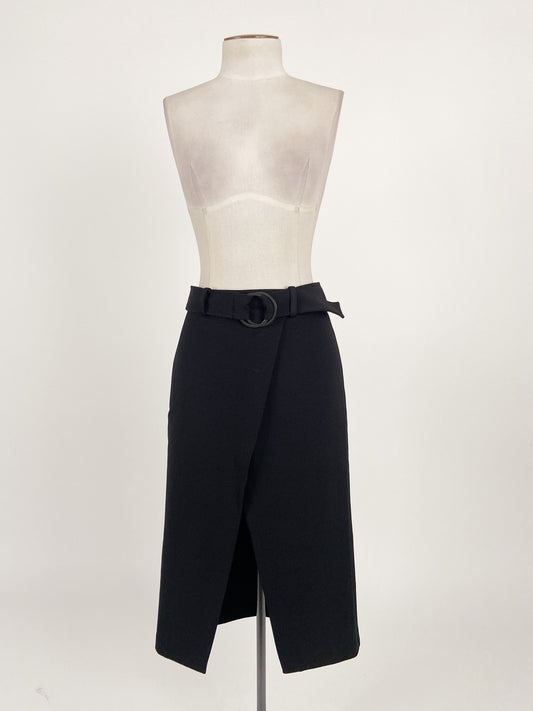 Topshop | Black Workwear Skirt | Size 6