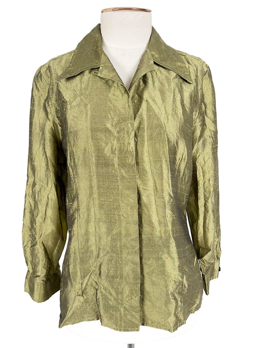 Ashley Fogel | Green Casual Top | Size 10