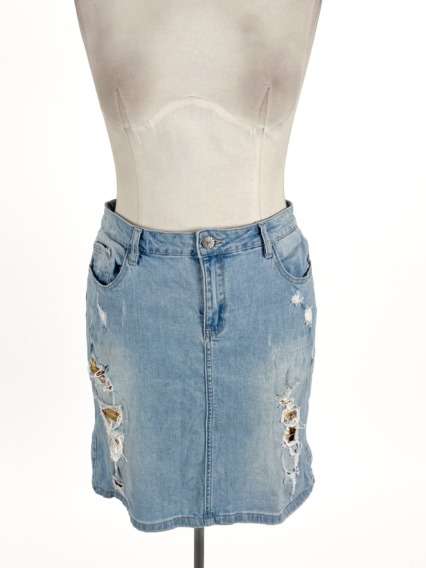 Honey Denim | Blue Casual Skirt | Size 14