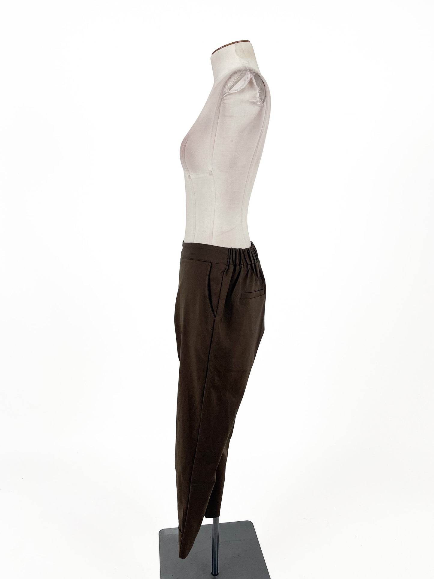 JW.SW | Green Cropped Straight fit Pants | Size S