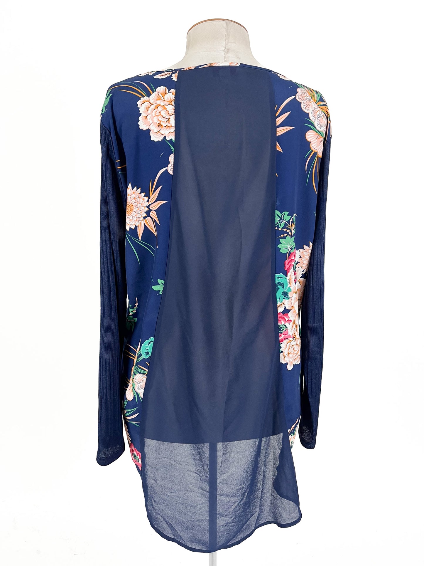 Charlo | Navy Casual/Workwear Top | Size 14