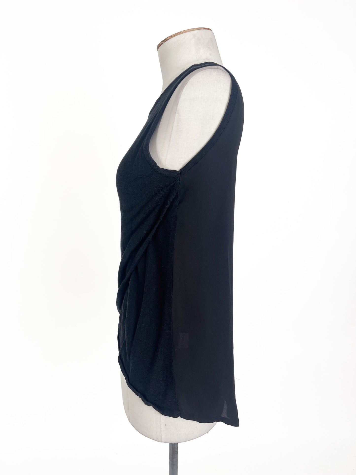 Veronika Maine | Black Casual Top | Size S