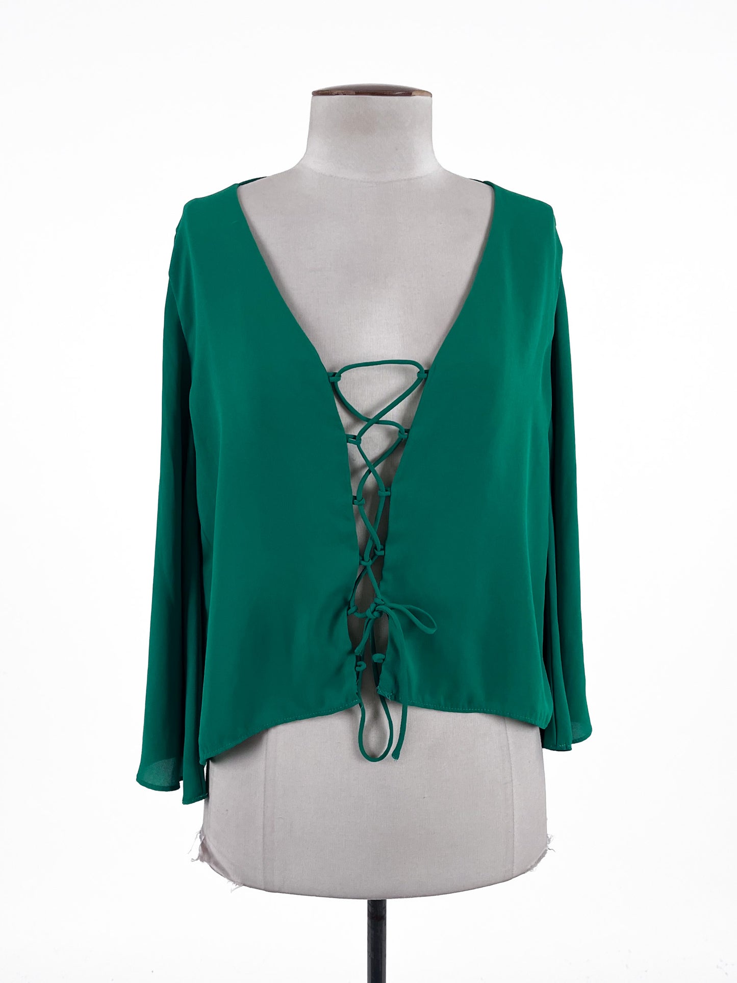 Unknown Brand | Green Casual Top | Size XS