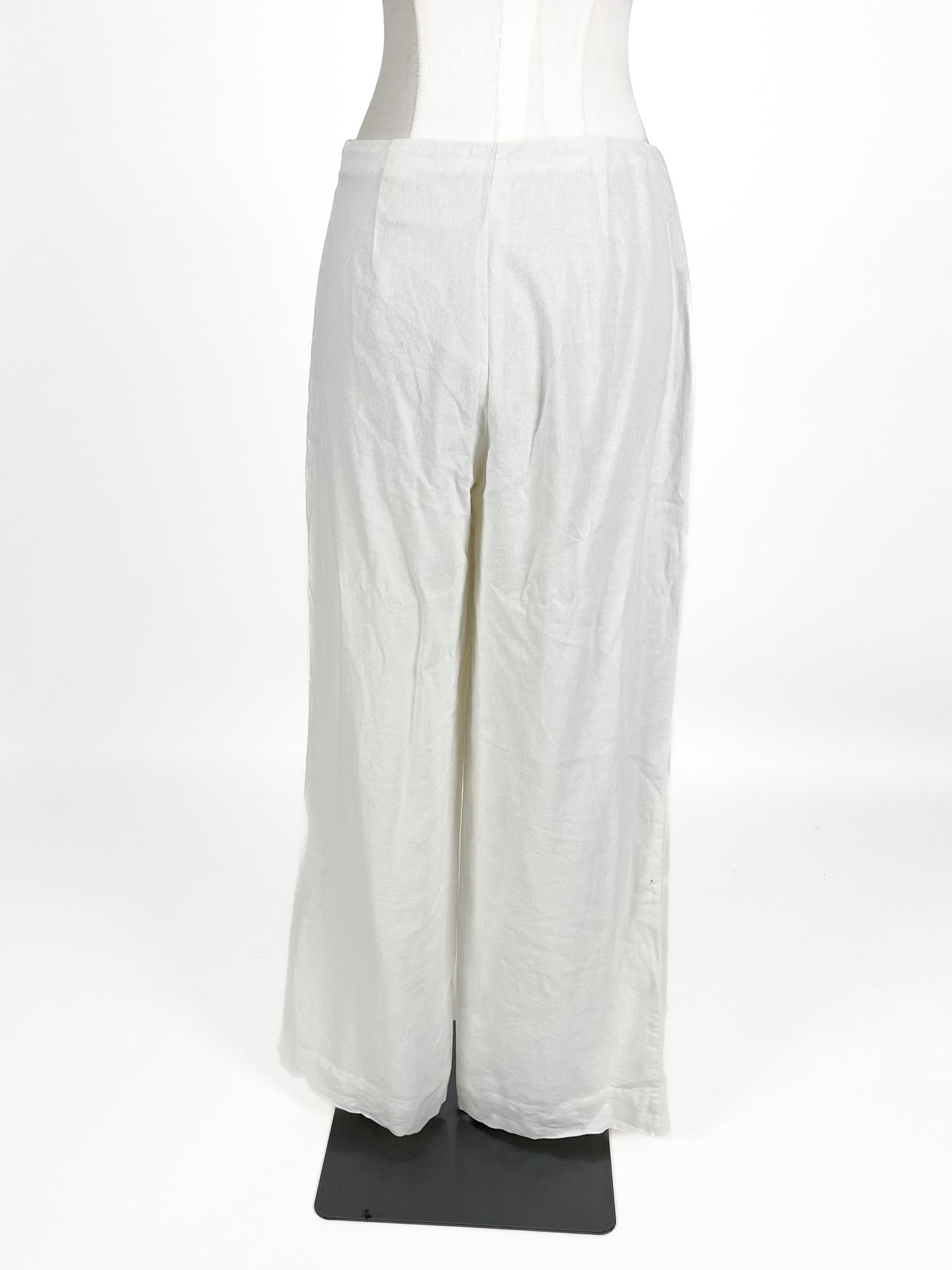Glassons | White Wide leg Pants | Size 8