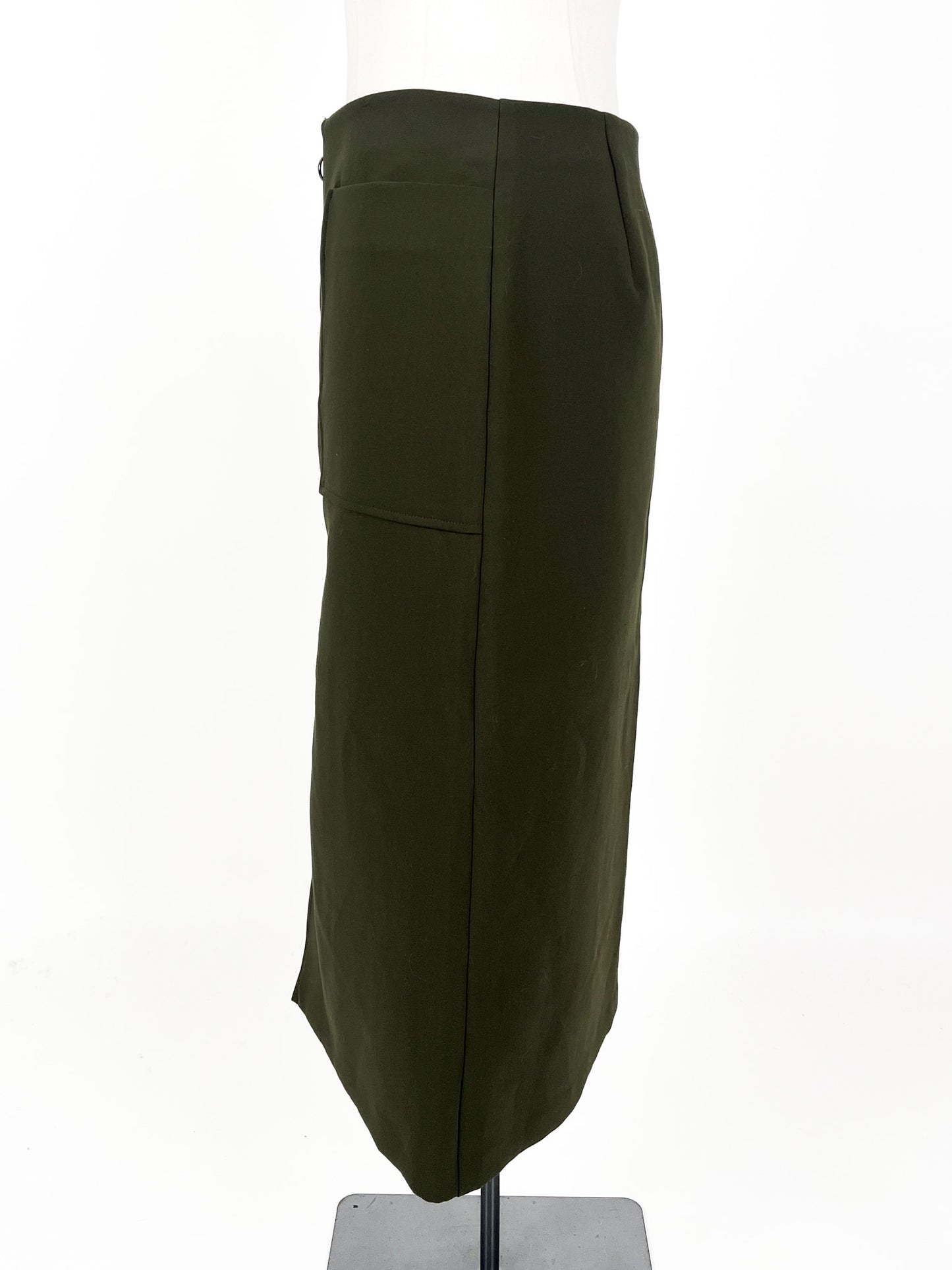 M&S Collection | Green Workwear Skirt | Size 12