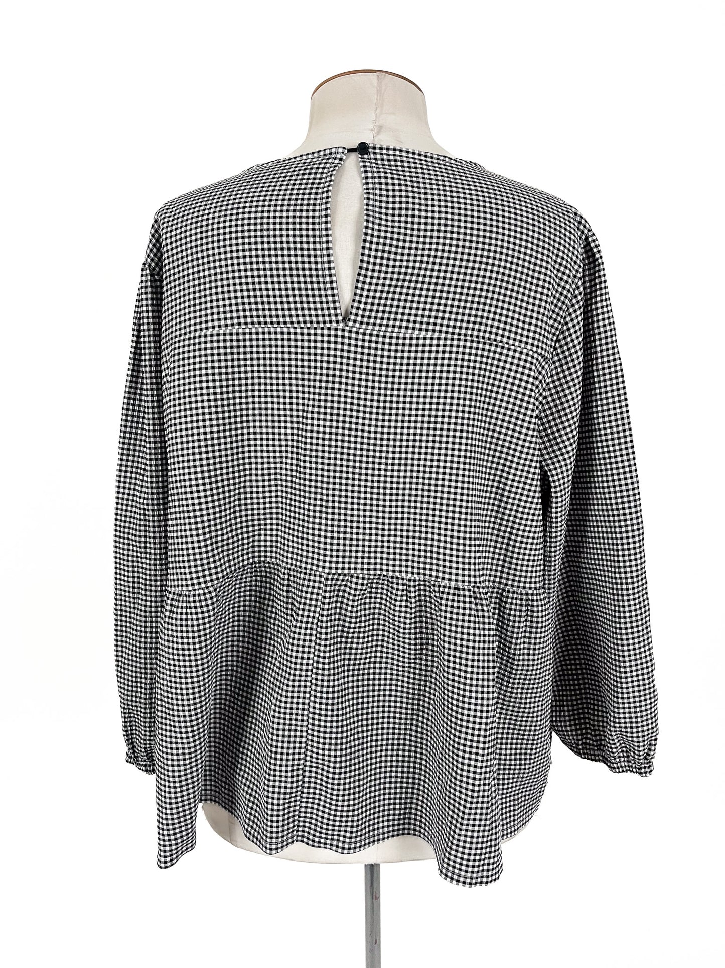 Spirit - Black & White Blouse (Size 16)
